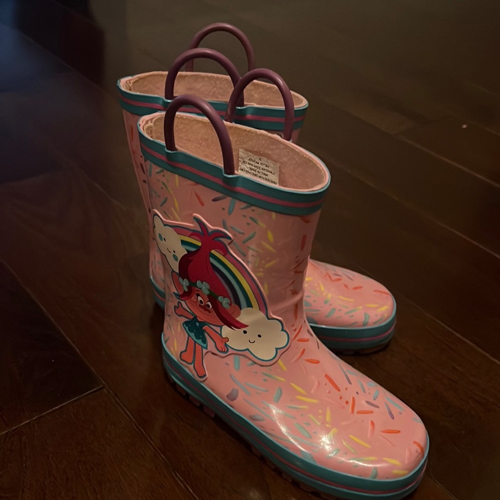 Size 10 toddler girls princess poppy rain boots